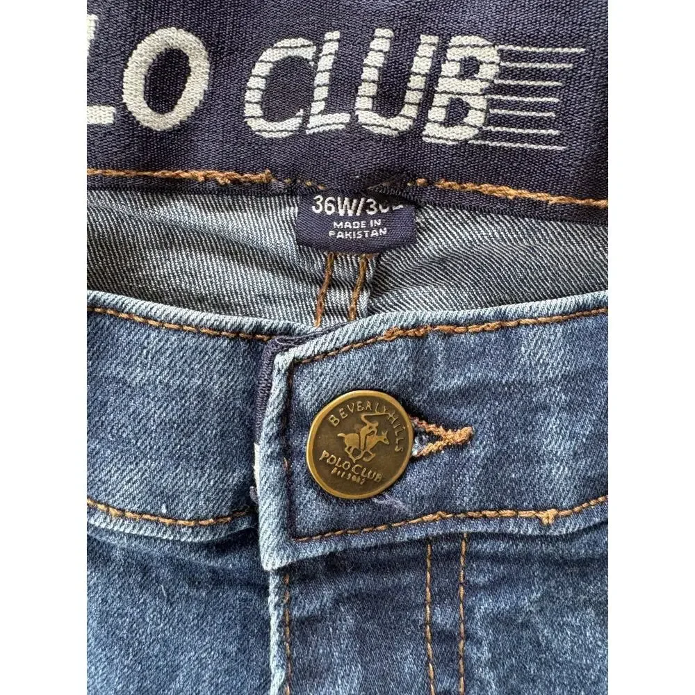 US Polo Mens Blue Jeans 36/30 Straight Fit